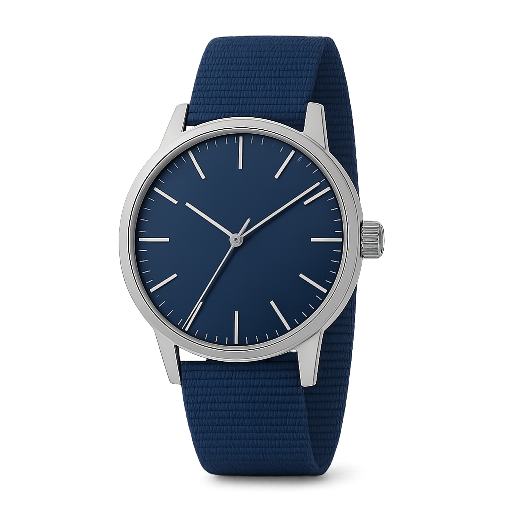 Marineblaue Chrono - Arlstein Uhren